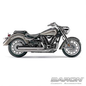 SPEEDSTER EXHAUST W/POWERPORT - Yamaha Road/Stratoliner