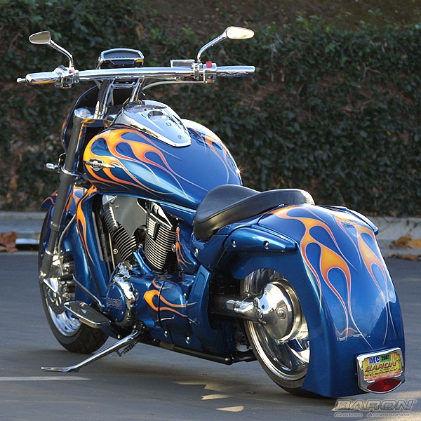 GANGSTER REAR FENDER - M109 by - Baron Custom Accessories customized suzuki intruder m109 