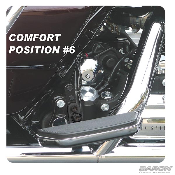 PASSENGER FLOORBOARD COMFORT (Lowerdown) KIT For Harley® Touring