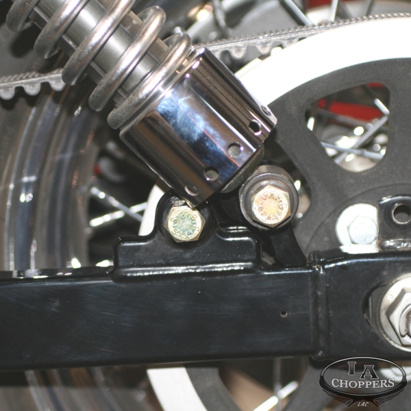 1" REAR LOWERING KIT Dyna Models (06+) BLACK by LA Choppers