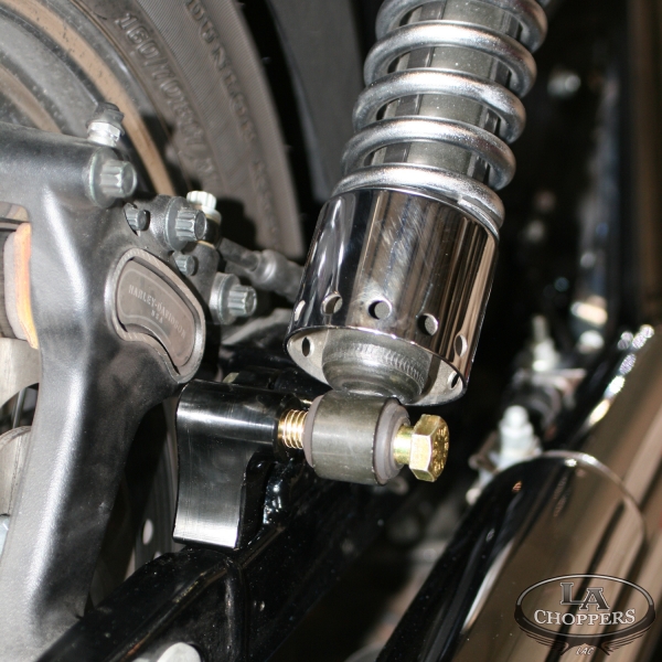1" REAR LOWERING KIT Dyna Models (06+) BLACK by LA Choppers