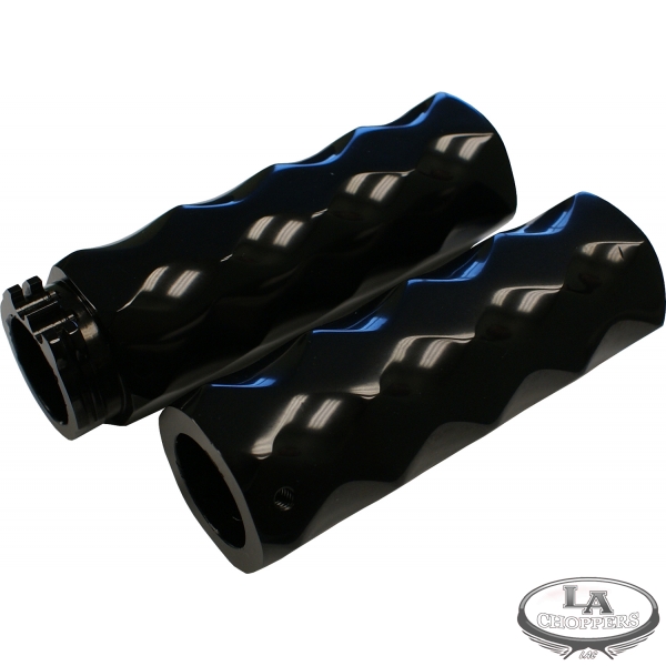 HEX TEX GRIPS - Yamaha, Suzuki & Kawasaki - Black