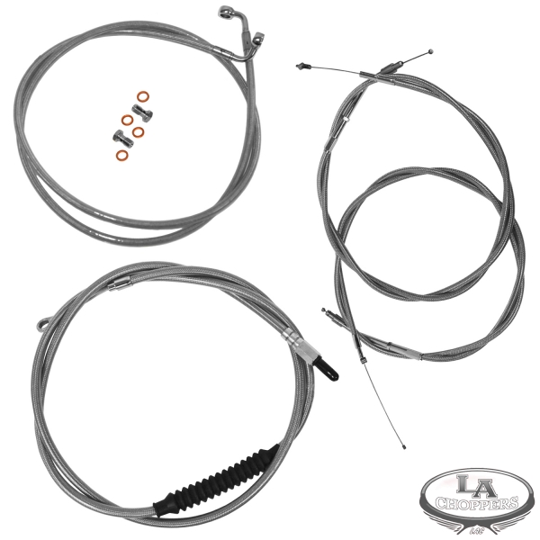 Cable Kit For 04-06 Sportster (15-17 Apes)