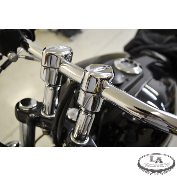 LA CHOPPERS RISERS MOHAWK, CHROME 1" Mount, 4" Rise by LA Choppers