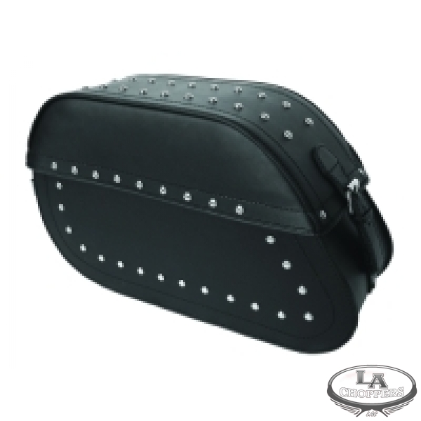 Model 104 Saddlebags, Studded Tek Leather