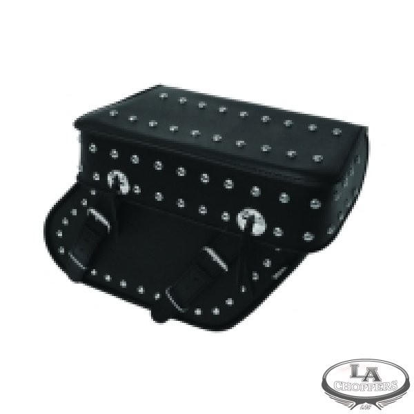 Model 107 Saddlebags, Studded Tek Leather