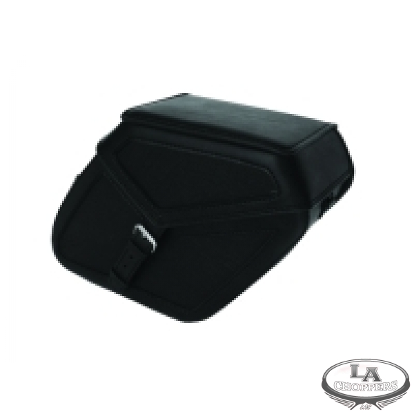Model 109 Saddlebags, Plain Tek Leather with Full Grain Leather Insert