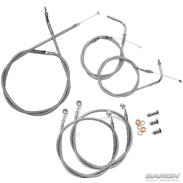 CABLE & LINE KIT (STOCK LENGTH) - Yamaha V-Star 1300