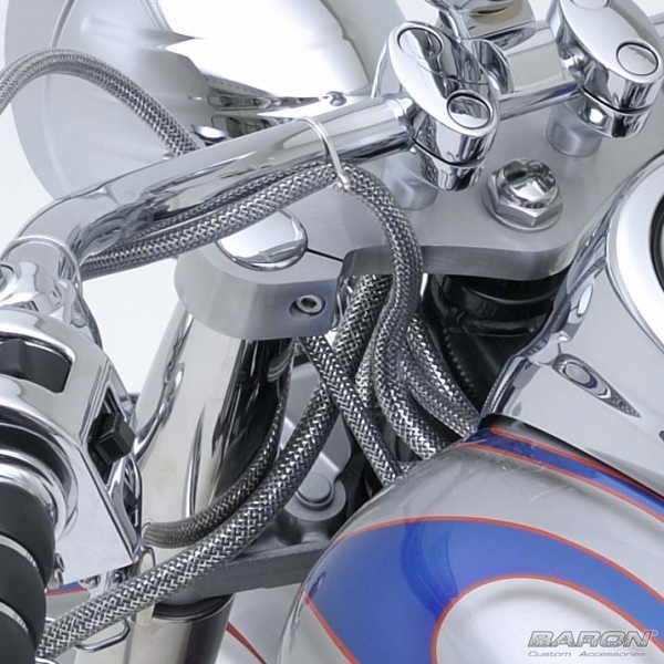 CHROME CABLE WIRE COVERING Victory Motorcycle Parts for Victory Custom Bikes