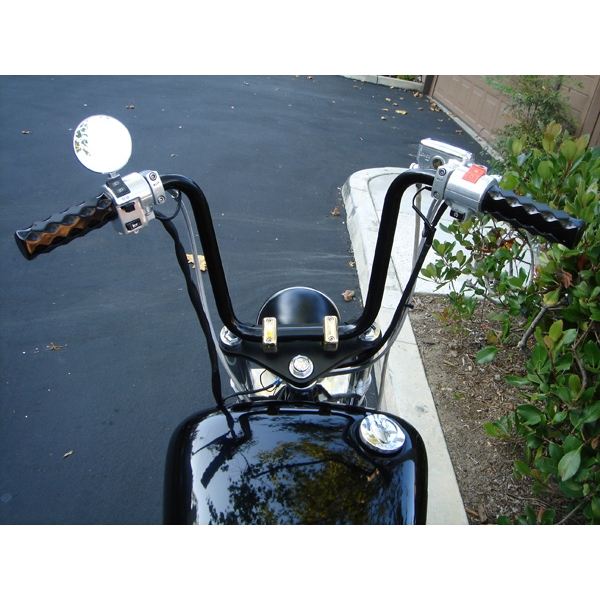 Shorty Polished Brass Risers by - Baron Custom Accessories